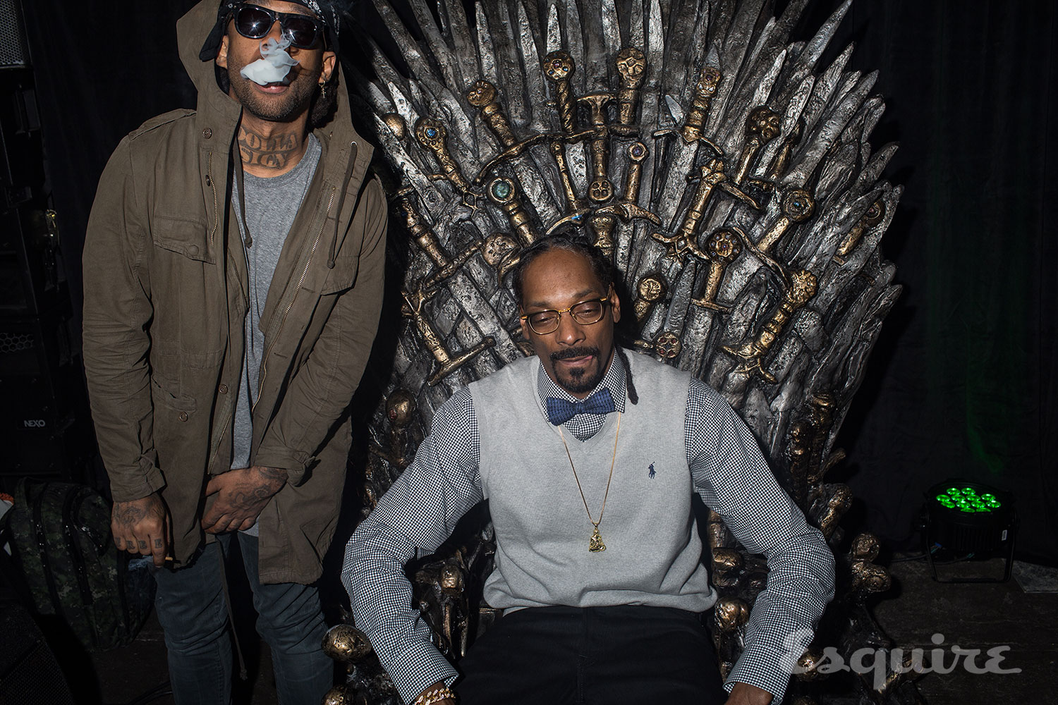 Snoop Dog Smoking on the Game of Thrones Throne South by Southwest