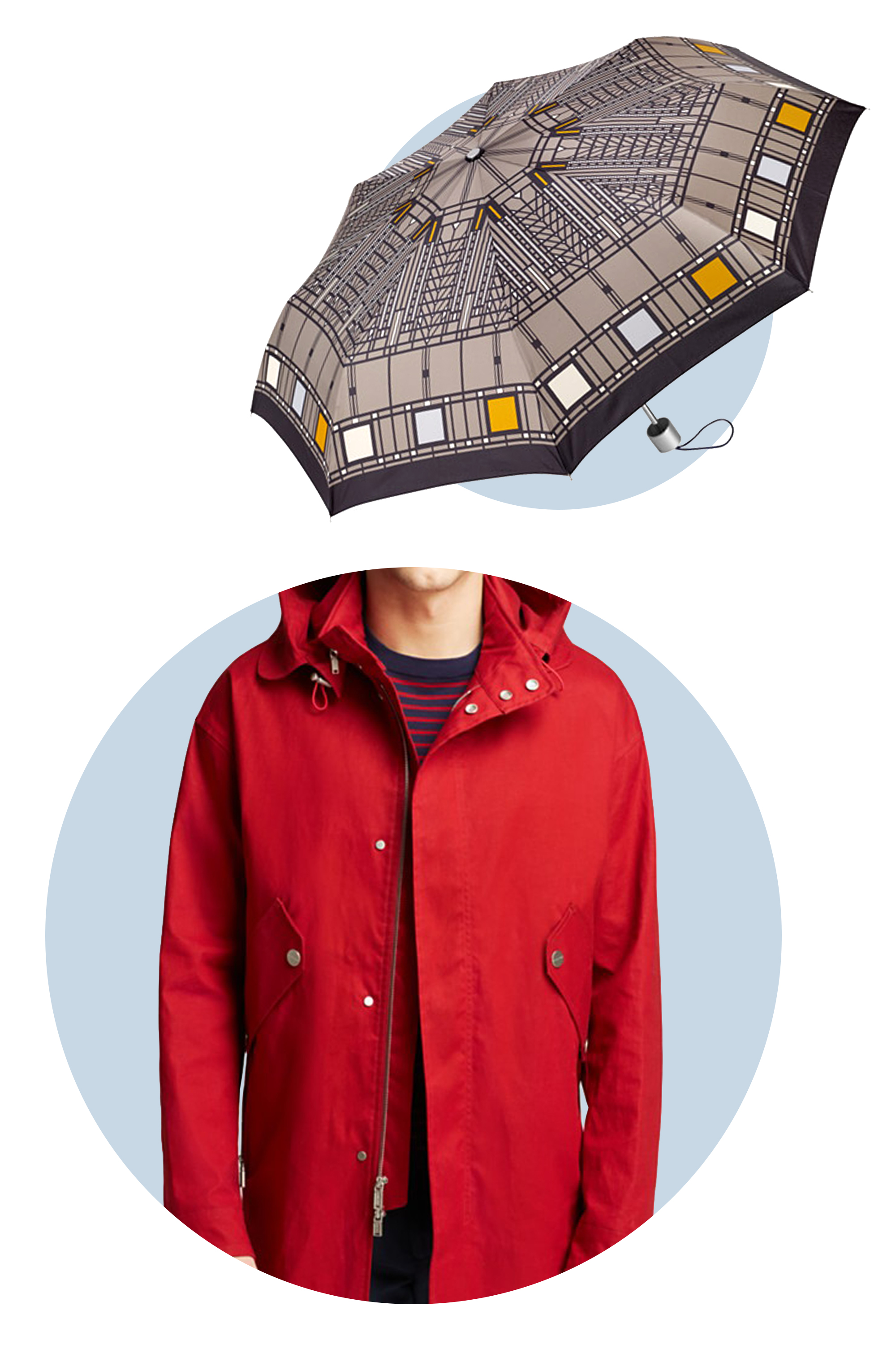Rain or Shine 5 Stylish Coat and Umbrella Combos