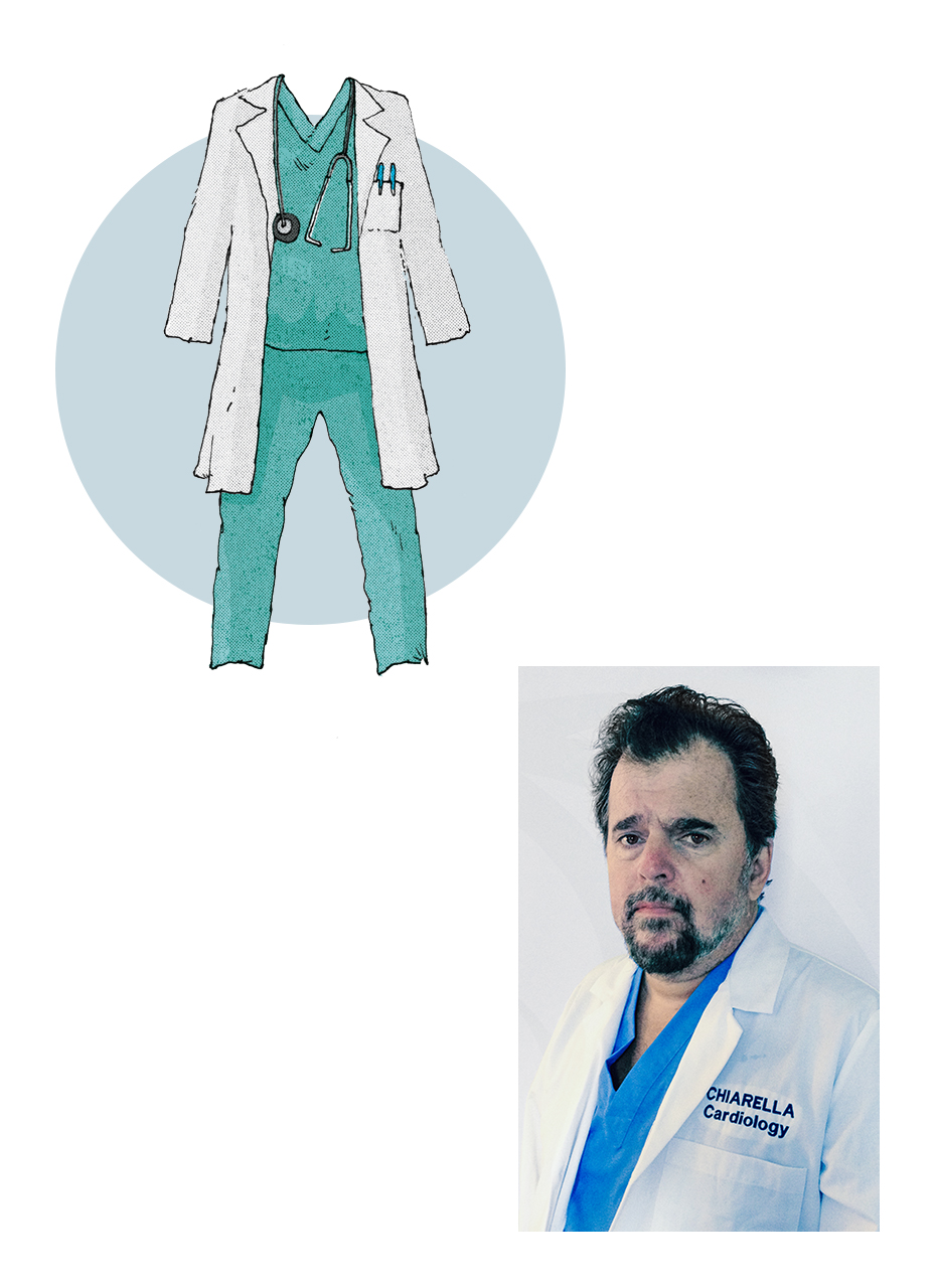 Tom Chiarella as a doctor