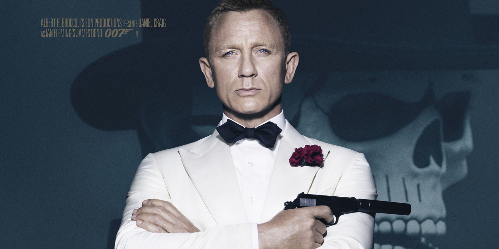 New 'Spectre' Poster Shows James Bond in a White Dinner Jacket