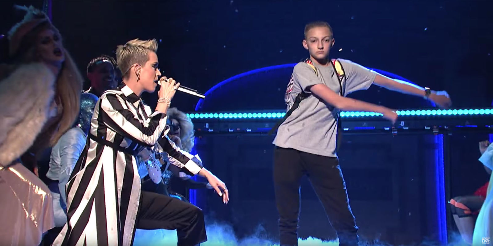Who Was the Backpack Kid from Katy Perry's SNL Performance?