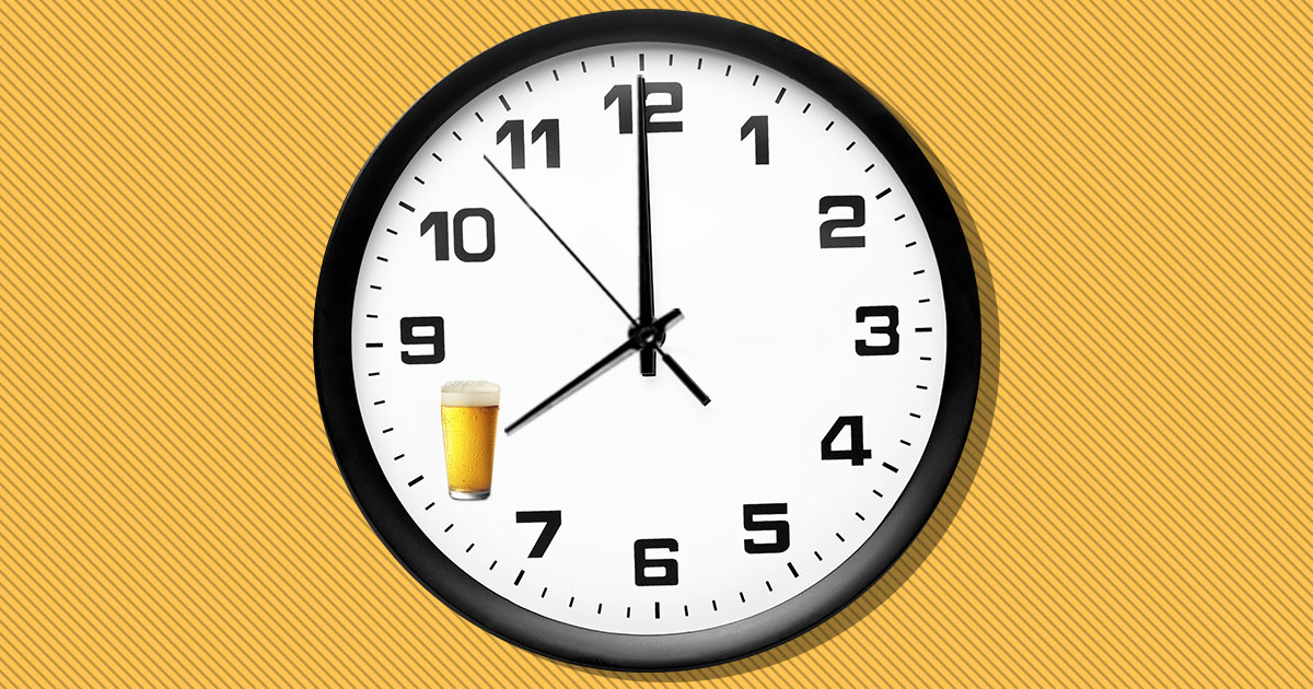 What Happened to Drinking Before Noon?